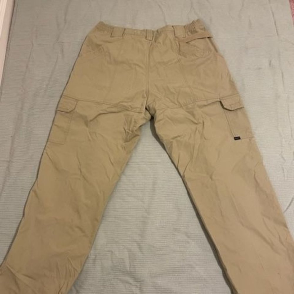5.11 Tactical Pants Beige Size 40 x 32 Cotton Blend